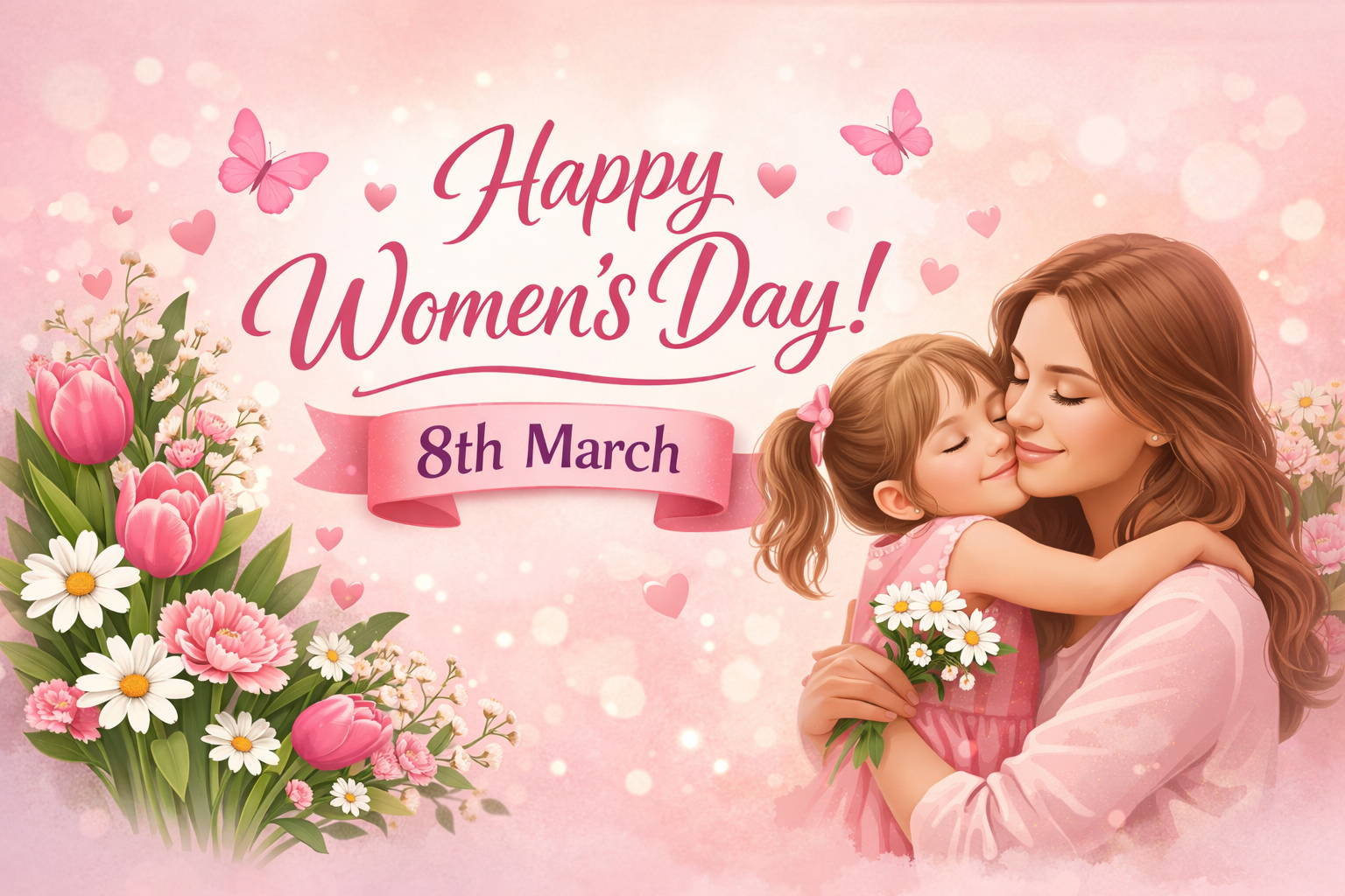 Zum Muttertag – Mutter mit Kind